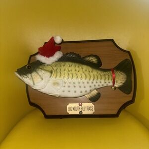 Big Mouth Billy Bass Christmas Holiday Singing Fish Gemmy Vtg NOT WORKING PROP
